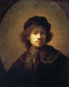 Self-Portrait with Beret and Gold Chain REMBRANDT Harmenszoon van Rijn